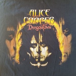 2XL 2001 Alice Cooper Dragontown Black Tee